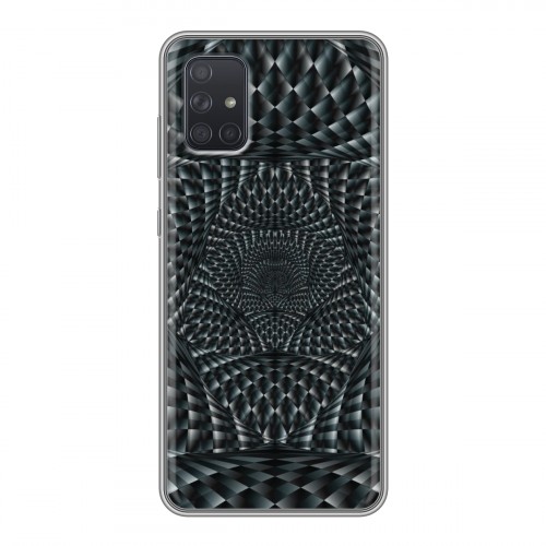 Дизайнерский силиконовый чехол для Samsung Galaxy A71 Оптические иллюзии