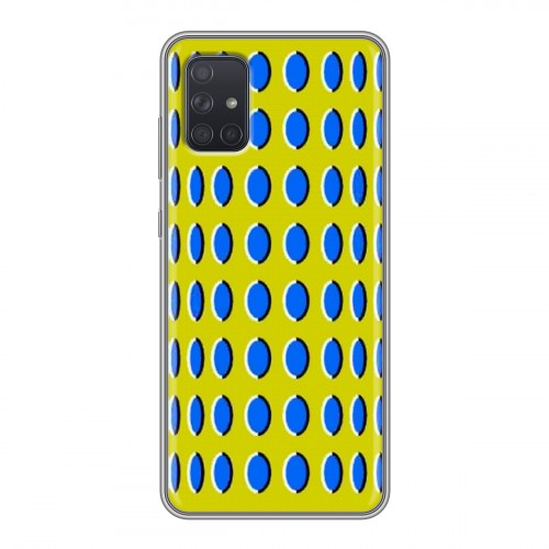 Дизайнерский силиконовый чехол для Samsung Galaxy A71 Оптические иллюзии