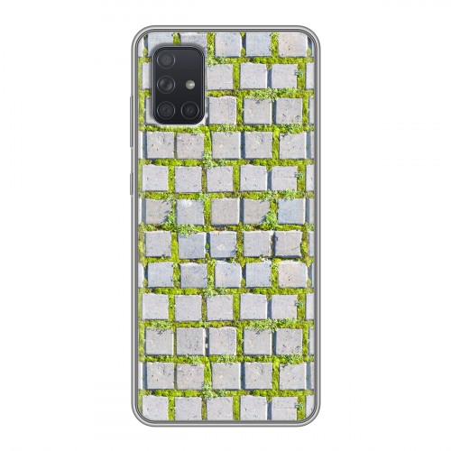 Дизайнерский силиконовый чехол для Samsung Galaxy A71 Трава