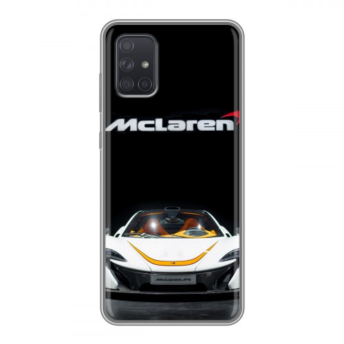 Дизайнерский силиконовый чехол для Samsung Galaxy A71 McLaren