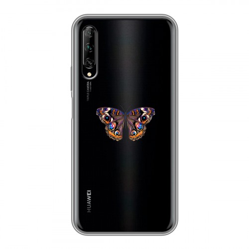 Полупрозрачный дизайнерский пластиковый чехол для Huawei Y9s прозрачные Бабочки 