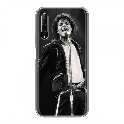 Дизайнерский силиконовый чехол для Huawei Y9s Майкл Джексон