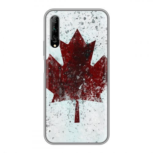 Дизайнерский силиконовый чехол для Huawei Y9s флаг Канады