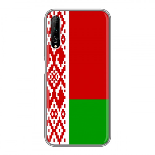 Дизайнерский пластиковый чехол для Huawei Y9s Флаг Белоруссии