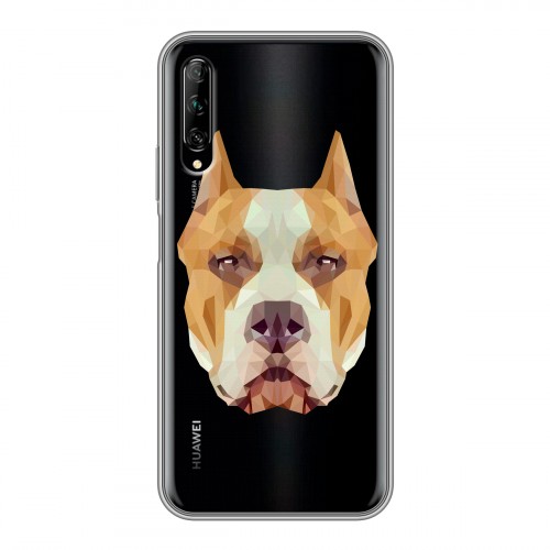 Полупрозрачный дизайнерский пластиковый чехол для Huawei Y9s Прозрачные собаки