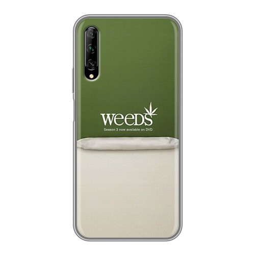 Дизайнерский силиконовый чехол для Huawei Y9s Weeds