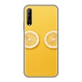 Дизайнерский силиконовый чехол для Huawei Y9s Лимон