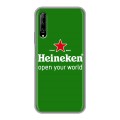 Дизайнерский пластиковый чехол для Huawei Y9s Heineken