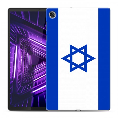Дизайнерский силиконовый чехол для Lenovo Tab M10 Plus Флаг Израиля