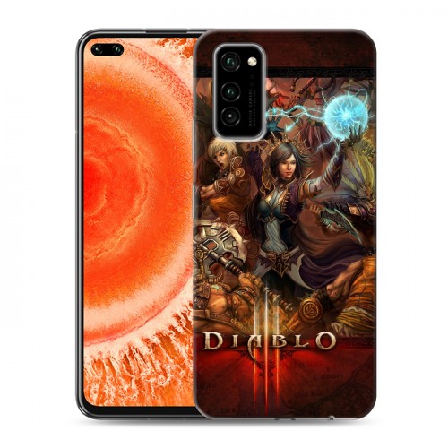 Дизайнерский силиконовый чехол для Huawei Honor View 30 Pro Diablo