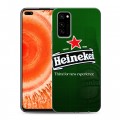 Дизайнерский силиконовый чехол для Huawei Honor View 30 Pro Heineken