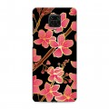 Дизайнерский силиконовый чехол для Xiaomi Redmi Note 9 Pro Люксовые цветы