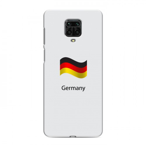 Дизайнерский силиконовый чехол для Xiaomi Redmi Note 9 Pro Флаг Германии