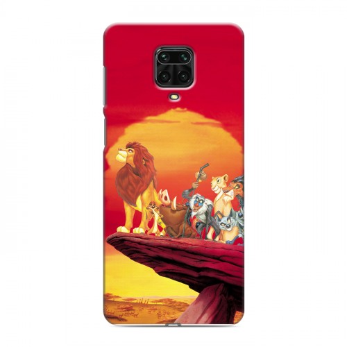 Дизайнерский силиконовый с усиленными углами чехол для Xiaomi Redmi Note 9 Pro Король лев
