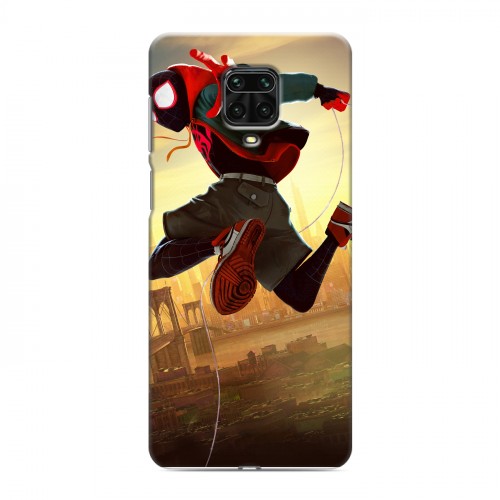 Дизайнерский силиконовый чехол для Xiaomi Redmi Note 9 Pro Человек-паук : Через вселенные