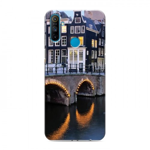 Дизайнерский пластиковый чехол для Realme C3 амстердам