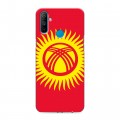 Дизайнерский пластиковый чехол для Realme C3 флаг Киргизии