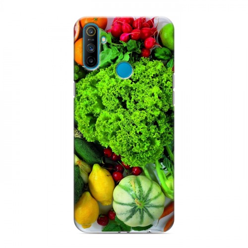 Дизайнерский пластиковый чехол для Realme C3 Овощи