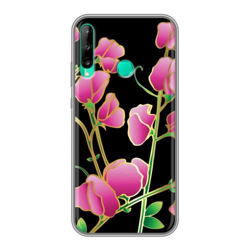 Дизайнерский пластиковый чехол для Huawei P40 Lite E Люксовые цветы