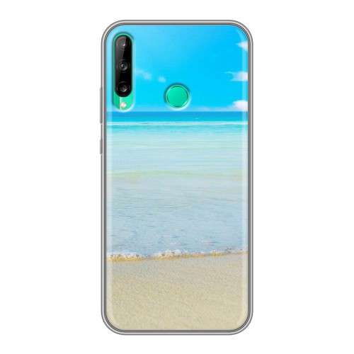Дизайнерский силиконовый чехол для Huawei P40 Lite E пляж