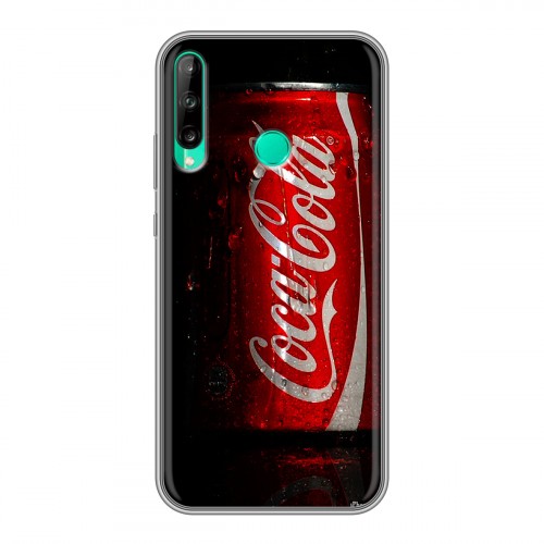 Дизайнерский силиконовый чехол для Huawei P40 Lite E Coca-cola
