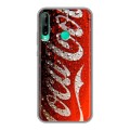 Дизайнерский силиконовый чехол для Huawei P40 Lite E Coca-cola
