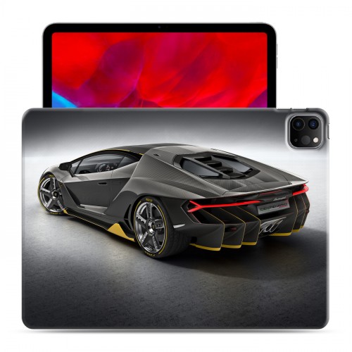 Дизайнерский силиконовый с усиленными углами чехол для Ipad Pro 11 (2020) Lamborghini