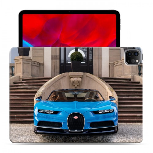 Дизайнерский силиконовый с усиленными углами чехол для Ipad Pro 11 (2020) Bugatti