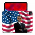 Дизайнерский силиконовый с усиленными углами чехол для Ipad Pro 11 (2020) Барак Обама