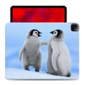 Дизайнерский пластиковый чехол для Ipad Pro 12.9 (2020) Пингвины