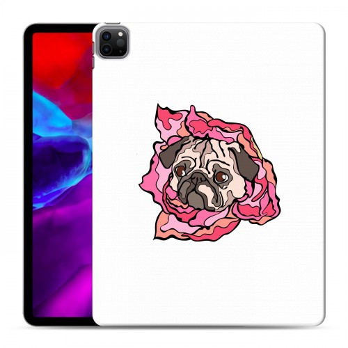 Полупрозрачный дизайнерский пластиковый чехол для Ipad Pro 12.9 (2020) Собаки