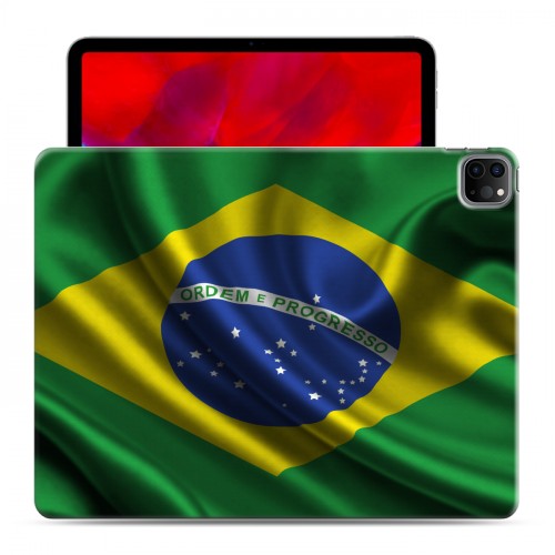 Дизайнерский пластиковый чехол для Ipad Pro 12.9 (2020) флаг Бразилии