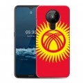 Дизайнерский пластиковый чехол для Nokia 5.3 флаг Киргизии