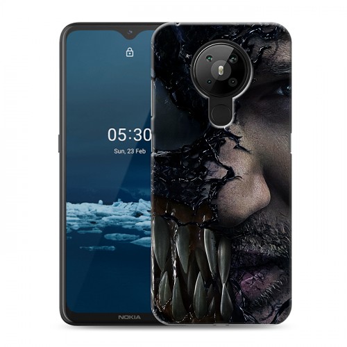 Дизайнерский пластиковый чехол для Nokia 5.3 Веном (2018)