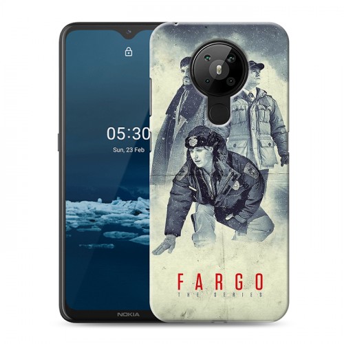 Дизайнерский пластиковый чехол для Nokia 5.3 Фарго