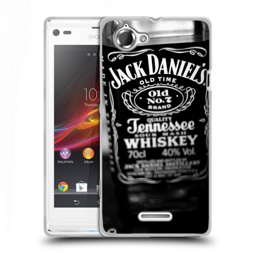 Дизайнерский пластиковый чехол для Sony Xperia L Jack Daniels