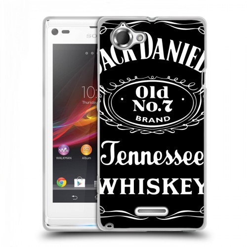 Дизайнерский пластиковый чехол для Sony Xperia L Jack Daniels