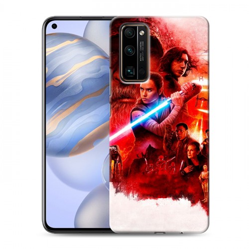 Дизайнерский силиконовый с усиленными углами чехол для Huawei Honor 30 Star Wars : The Last Jedi