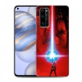 Дизайнерский силиконовый с усиленными углами чехол для Huawei Honor 30 Star Wars : The Last Jedi