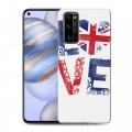 Дизайнерский пластиковый чехол для Huawei Honor 30 British love