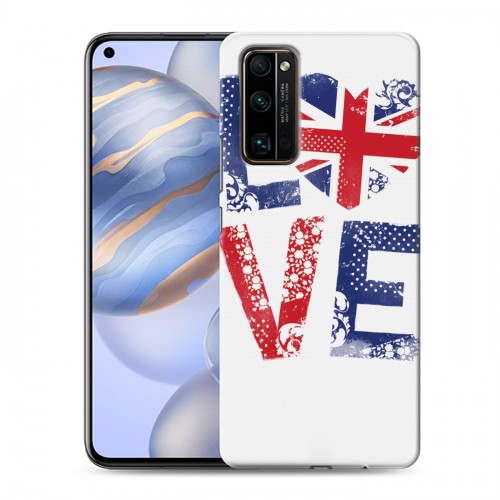 Дизайнерский пластиковый чехол для Huawei Honor 30 British love