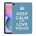 Дизайнерский силиконовый чехол для Samsung Galaxy Tab S6 Lite Volvo