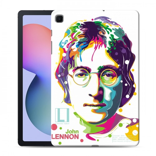 Дизайнерский силиконовый чехол для Samsung Galaxy Tab S6 Lite Джон Леннон
