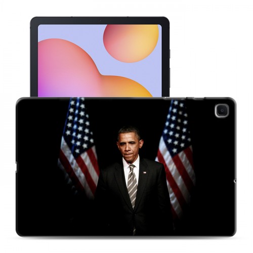Дизайнерский силиконовый чехол для Samsung Galaxy Tab S6 Lite Барак Обама