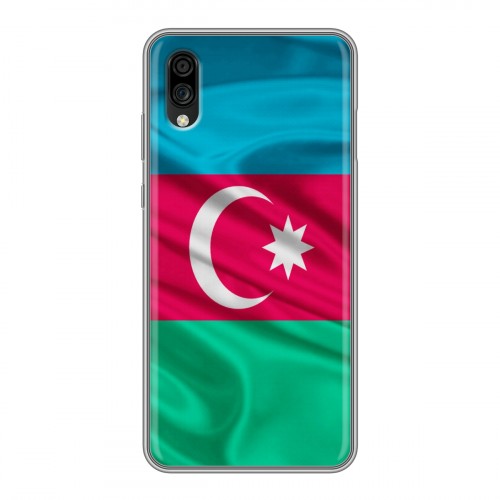 Дизайнерский силиконовый чехол для ZTE Blade A5 (2020) Флаг Азербайджана