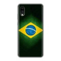 Дизайнерский силиконовый чехол для ZTE Blade A5 (2020) Флаг Бразилии