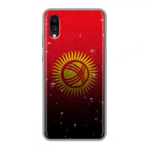 Дизайнерский силиконовый чехол для ZTE Blade A5 (2020) Флаг Киргизии