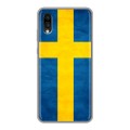 Дизайнерский силиконовый чехол для ZTE Blade A5 (2020) Флаг Швеции