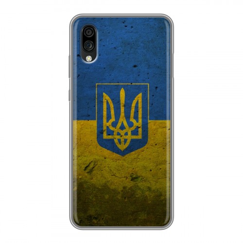 Дизайнерский силиконовый чехол для ZTE Blade A5 (2020) Флаг Украины