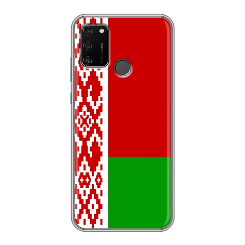 Дизайнерский силиконовый чехол для Huawei Honor 9A Флаг Белоруссии